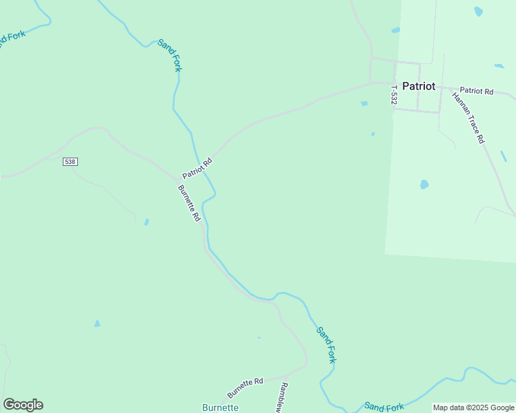 map of restaurants, bars, coffee shops, grocery stores, and more near 2389 Patriot Road in Patriot