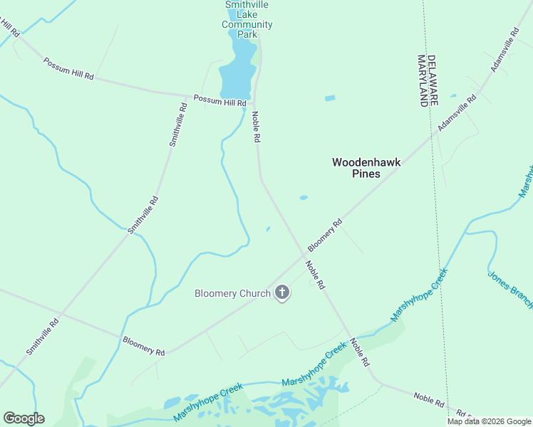 map of restaurants, bars, coffee shops, grocery stores, and more near 5926 Noble Road in Federalsburg