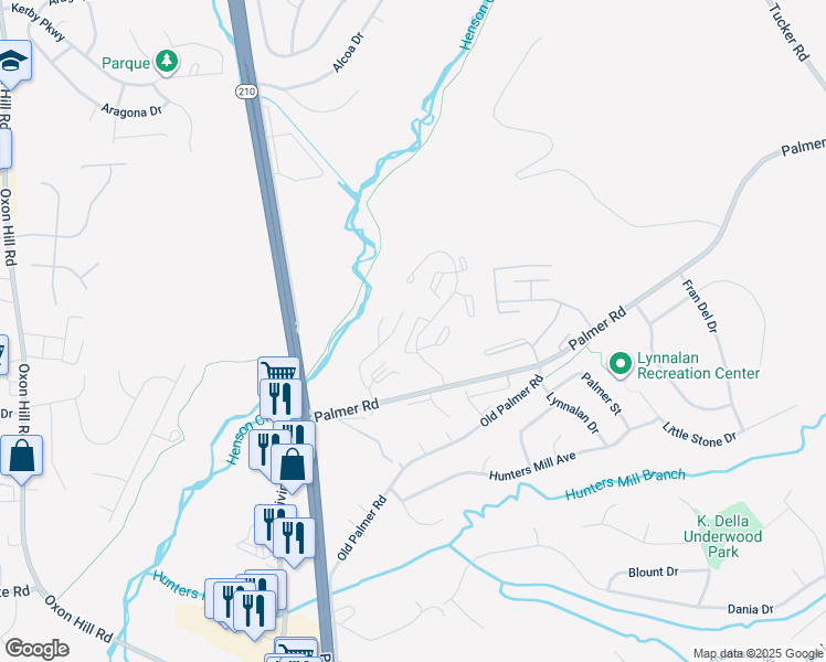 map of restaurants, bars, coffee shops, grocery stores, and more near 8847 Rusland Court in Fort Washington