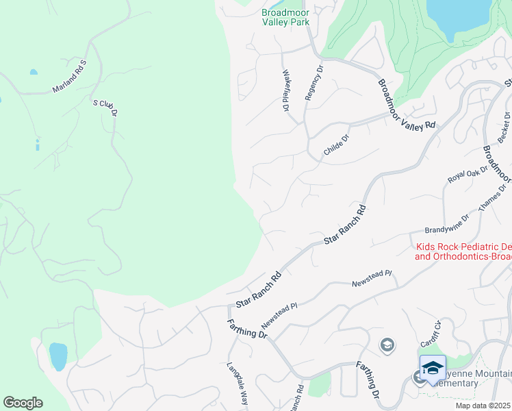 map of restaurants, bars, coffee shops, grocery stores, and more near 4320 Grantham Court in Colorado Springs