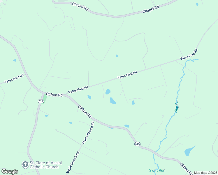 map of restaurants, bars, coffee shops, grocery stores, and more near 12021 Yates Ford Road in Fairfax Station