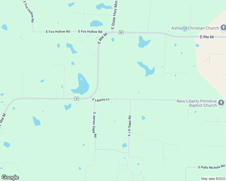 map of restaurants, bars, coffee shops, grocery stores, and more near 3200 East Liberty Lane in Hartsburg