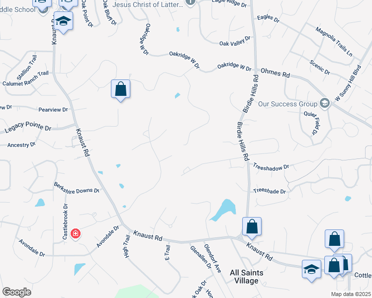 map of restaurants, bars, coffee shops, grocery stores, and more near 23 Post Oak Drive in St. Peters