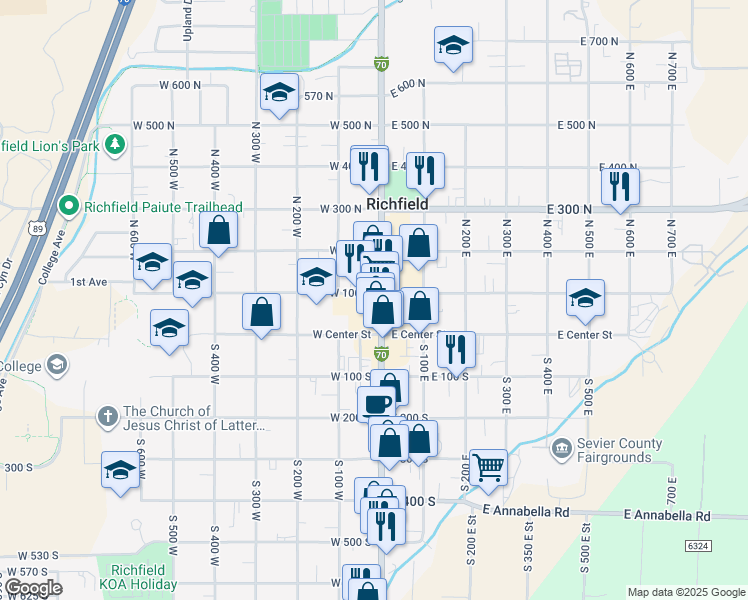 93 North Main Street, Richfield UT Walk Score