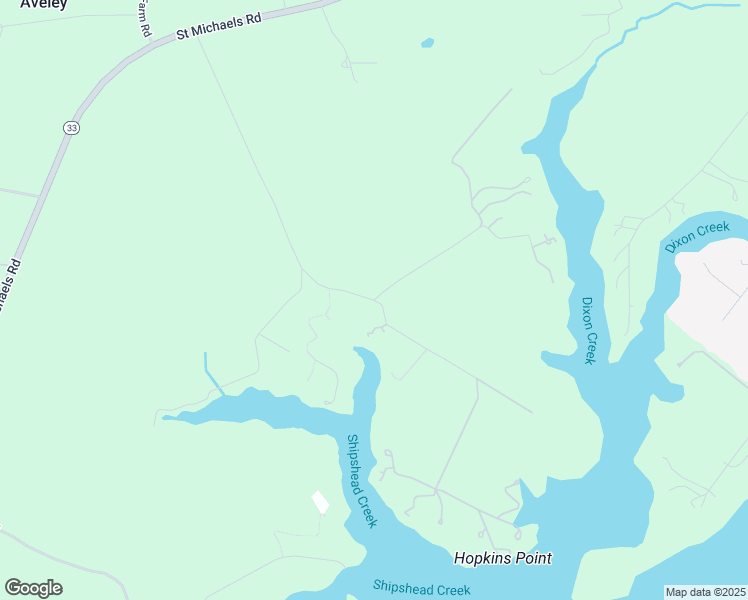 map of restaurants, bars, coffee shops, grocery stores, and more near Bloomfield Road in Talbot County