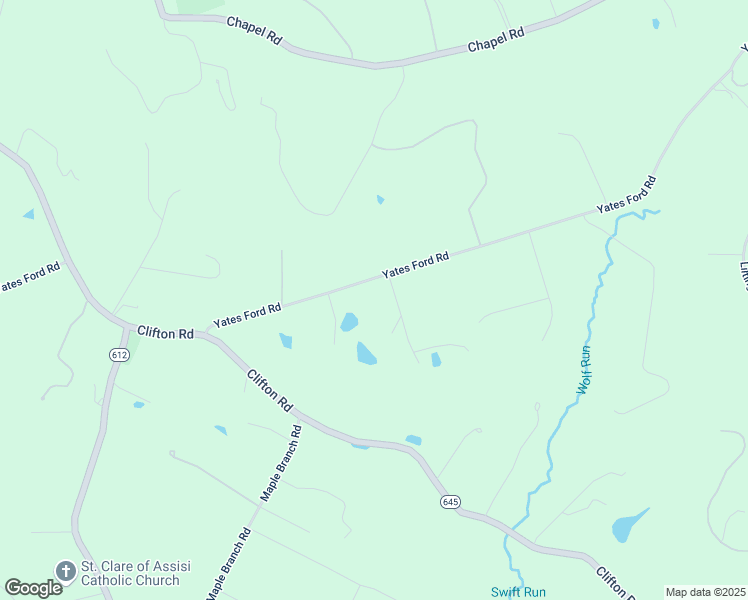 map of restaurants, bars, coffee shops, grocery stores, and more near 12019 Yates Ford Road in Fairfax Station