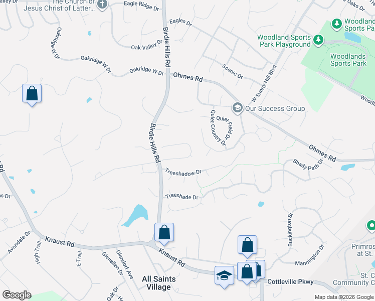 map of restaurants, bars, coffee shops, grocery stores, and more near 37 Aspen Ridge Court in St. Peters