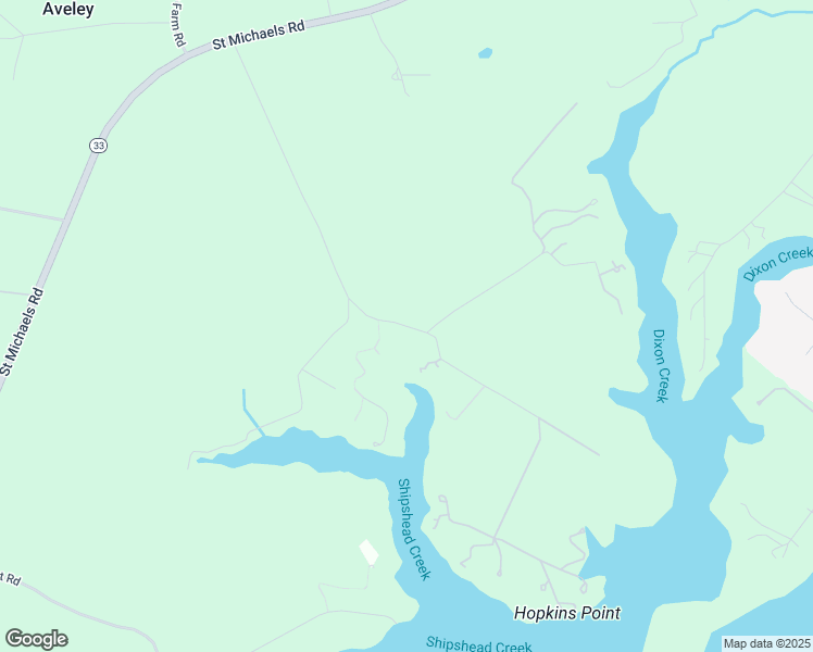 map of restaurants, bars, coffee shops, grocery stores, and more near Bloomfield Road in Talbot County