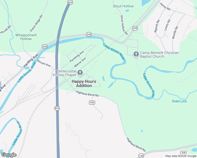 map of restaurants, bars, coffee shops, grocery stores, and more near 48 Camp Road in Portsmouth
