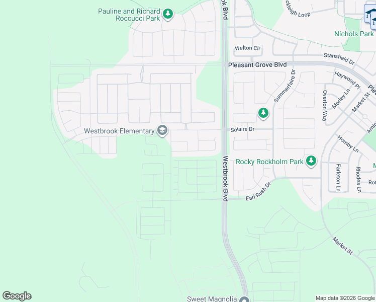 map of restaurants, bars, coffee shops, grocery stores, and more near 5208 Moonraker Lane in Roseville