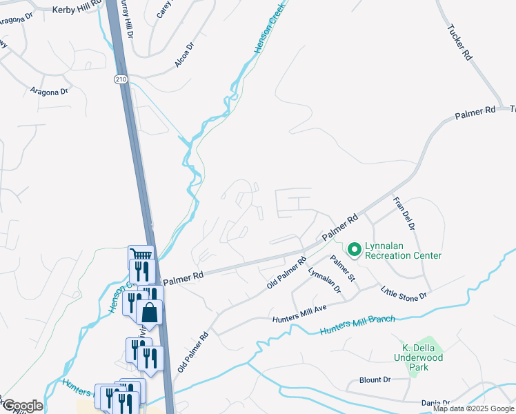 map of restaurants, bars, coffee shops, grocery stores, and more near 1147 Windemere Court in Fort Washington