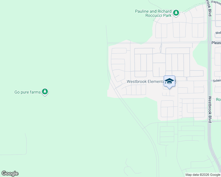 map of restaurants, bars, coffee shops, grocery stores, and more near 4201 Santucci Boulevard in Roseville