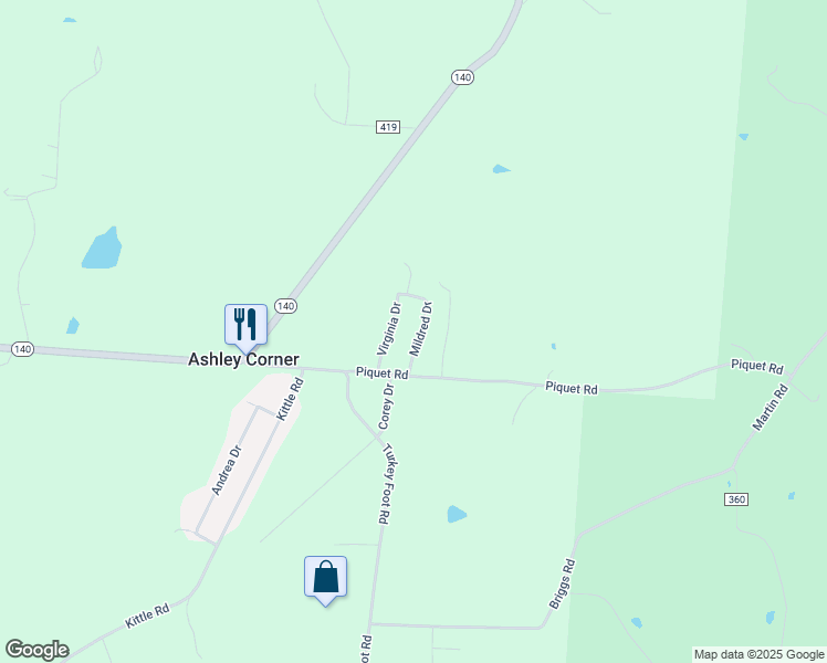 map of restaurants, bars, coffee shops, grocery stores, and more near 100 Jenkins Street in Wheelersburg