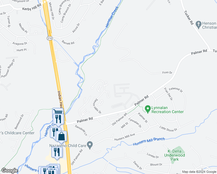 map of restaurants, bars, coffee shops, grocery stores, and more near 8738 Cumbria Court in Fort Washington