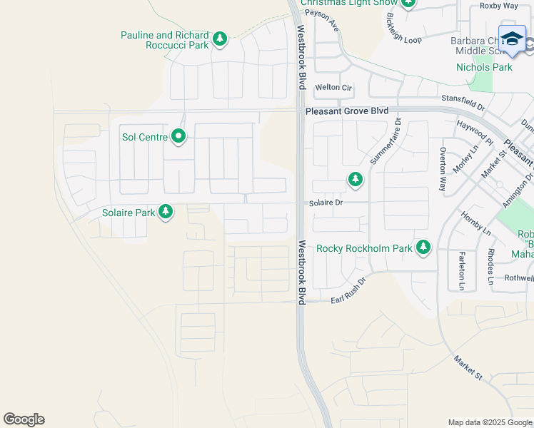 map of restaurants, bars, coffee shops, grocery stores, and more near 6017 New Moon Drive in Roseville