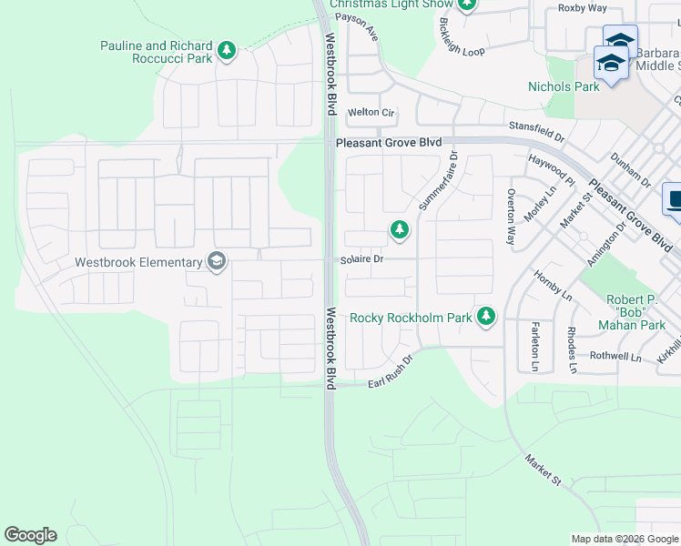 map of restaurants, bars, coffee shops, grocery stores, and more near 509 Glory court in Roseville