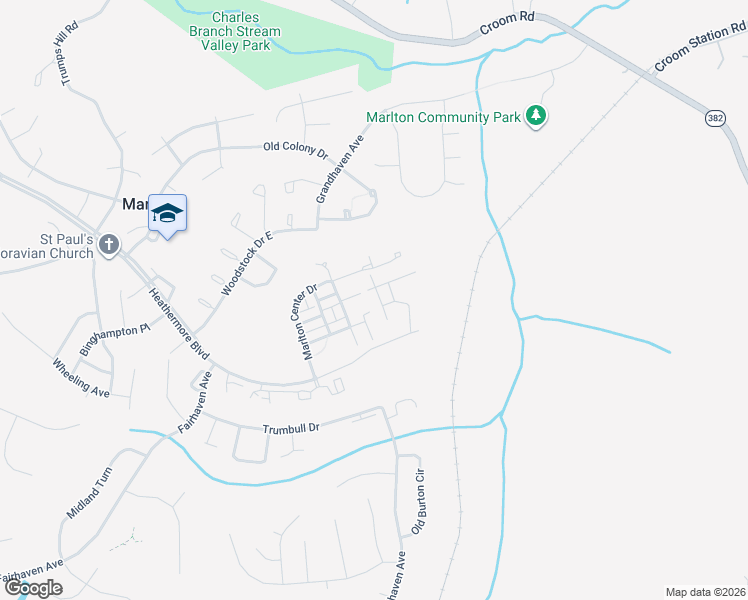 map of restaurants, bars, coffee shops, grocery stores, and more near 8709 Sweet Rose Court in Upper Marlboro