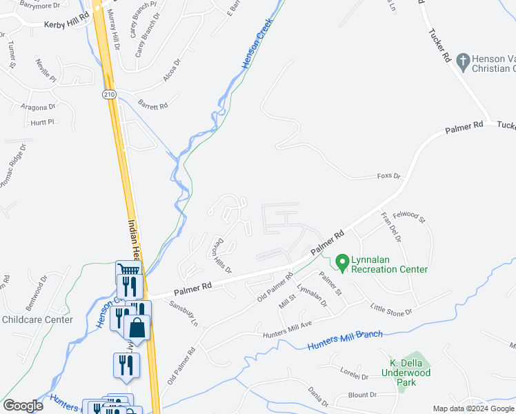 map of restaurants, bars, coffee shops, grocery stores, and more near 1532 Potomac Heights Drive in Fort Washington