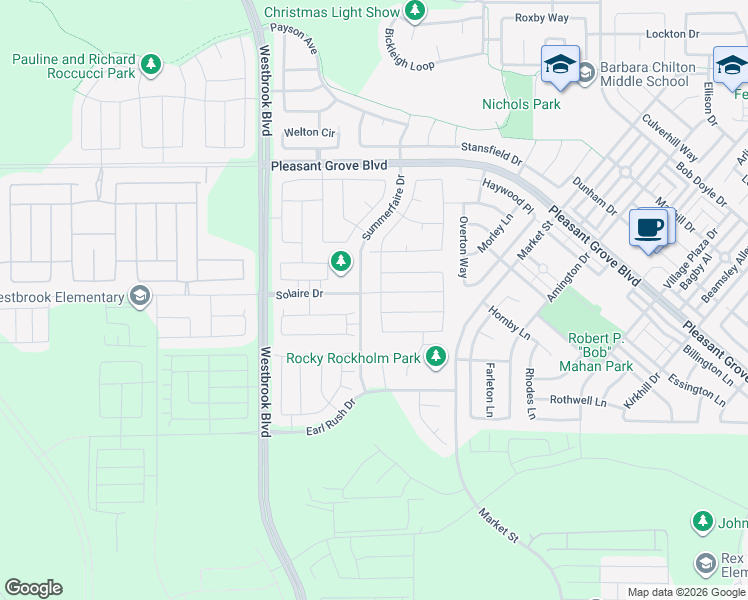 map of restaurants, bars, coffee shops, grocery stores, and more near 4384 Hydra Circle in Roseville