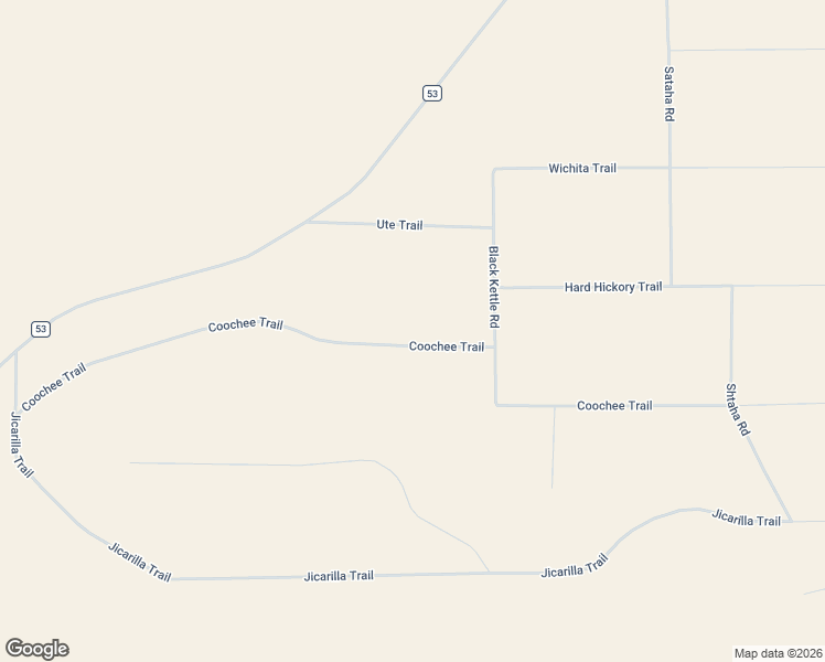 map of restaurants, bars, coffee shops, grocery stores, and more near Coochee Trail in Hartsel