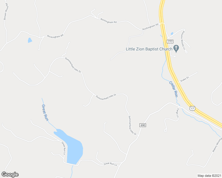 map of restaurants, bars, coffee shops, grocery stores, and more near 7666 Summerfield Hills Drive in Warrenton