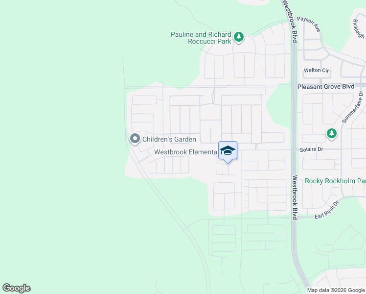 map of restaurants, bars, coffee shops, grocery stores, and more near 2096 Earthlight Lane in Roseville