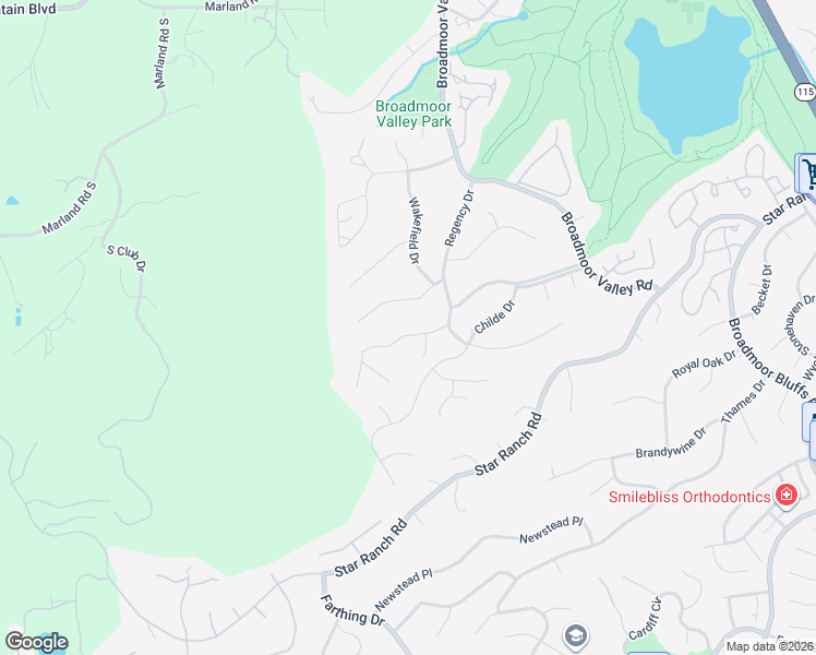 map of restaurants, bars, coffee shops, grocery stores, and more near 230 Haversham Drive in Colorado Springs
