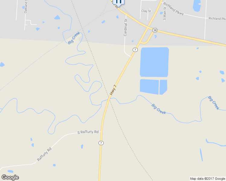 map of restaurants, bars, coffee shops, grocery stores, and more near 19037 Highway 7 in Pleasant Hill