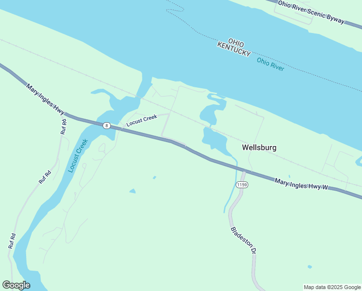 map of restaurants, bars, coffee shops, grocery stores, and more near 5802 Mary Ingles Highway West in Foster