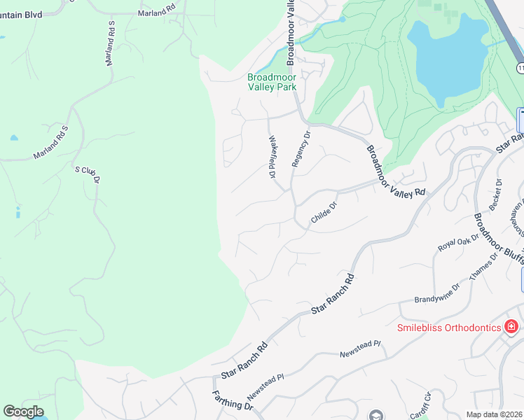 map of restaurants, bars, coffee shops, grocery stores, and more near 345 Oakhurst Lane in Colorado Springs