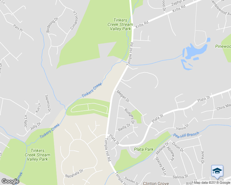 map of restaurants, bars, coffee shops, grocery stores, and more near 8518 Temple Hill Road in Clinton