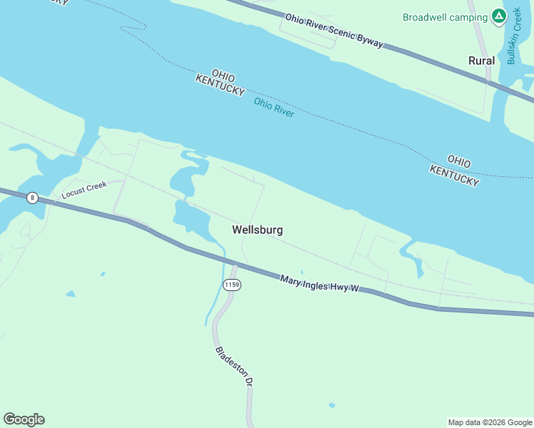 map of restaurants, bars, coffee shops, grocery stores, and more near 196 Wellsburg Road in Foster