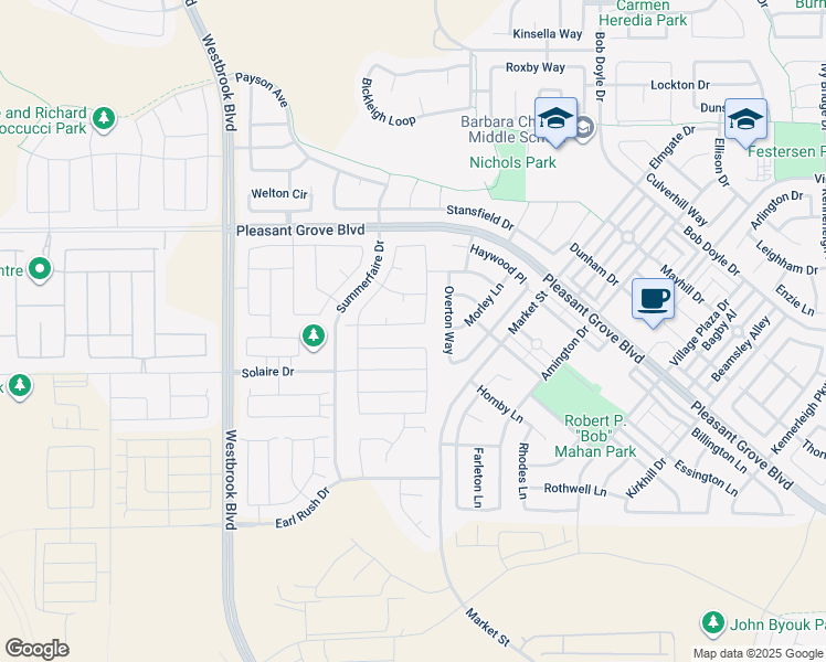 map of restaurants, bars, coffee shops, grocery stores, and more near 4056 Hydra Circle in Roseville