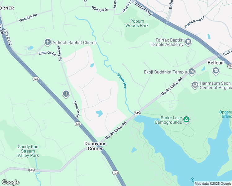 map of restaurants, bars, coffee shops, grocery stores, and more near 10607 Donovans Hill Drive in Fairfax Station