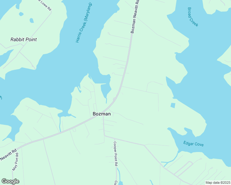 map of restaurants, bars, coffee shops, grocery stores, and more near 8080 Bozman Neavitt Road in Saint Michaels