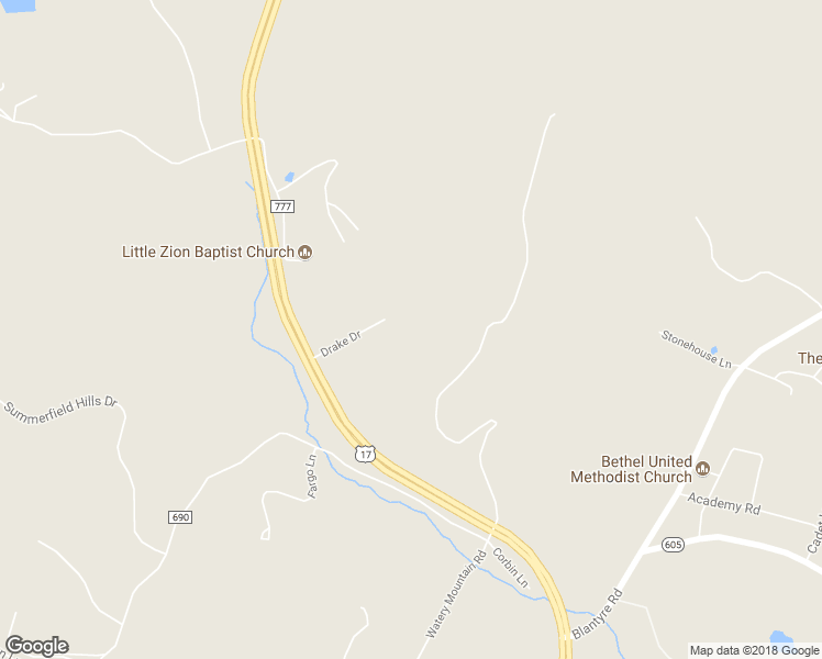 map of restaurants, bars, coffee shops, grocery stores, and more near 7403 Drake Drive in Warrenton