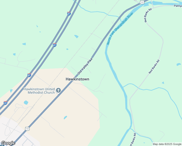 map of restaurants, bars, coffee shops, grocery stores, and more near 10836 Old Valley Pike in Mount Jackson