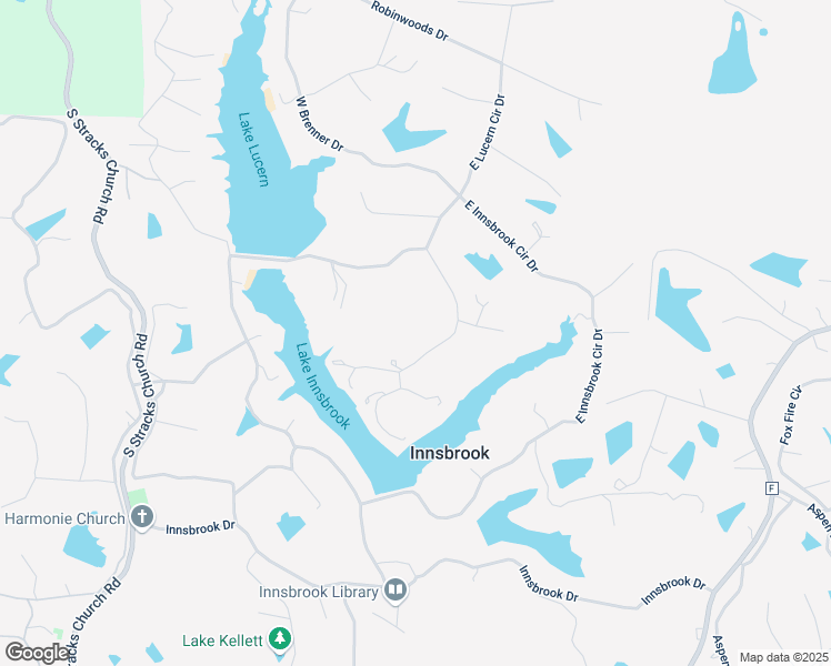 map of restaurants, bars, coffee shops, grocery stores, and more near 135 Innsbrook Pines Drive in Innsbrook