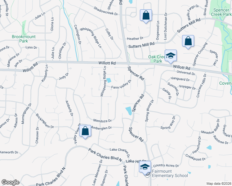 map of restaurants, bars, coffee shops, grocery stores, and more near 1248 Mendoza Drive in St. Peters
