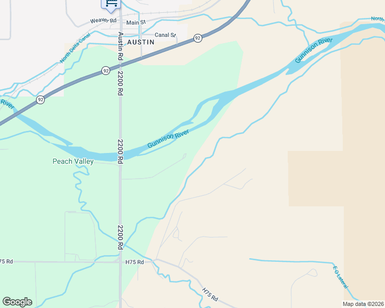 map of restaurants, bars, coffee shops, grocery stores, and more near 8116 2200 Road in Delta