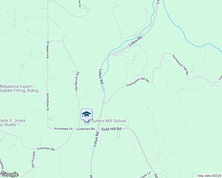 map of restaurants, bars, coffee shops, grocery stores, and more near 4881 Thompson Hill Road in Placerville