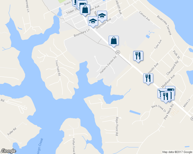 map of restaurants, bars, coffee shops, grocery stores, and more near 978 San Domingo Court in Saint Michaels