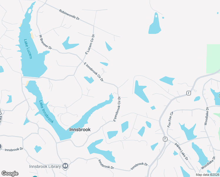 map of restaurants, bars, coffee shops, grocery stores, and more near 106 Innsbrook Estate in Innsbrook