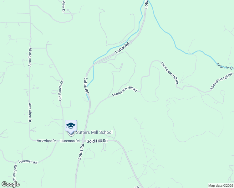 map of restaurants, bars, coffee shops, grocery stores, and more near 4884 Thompson Hill Road in Placerville