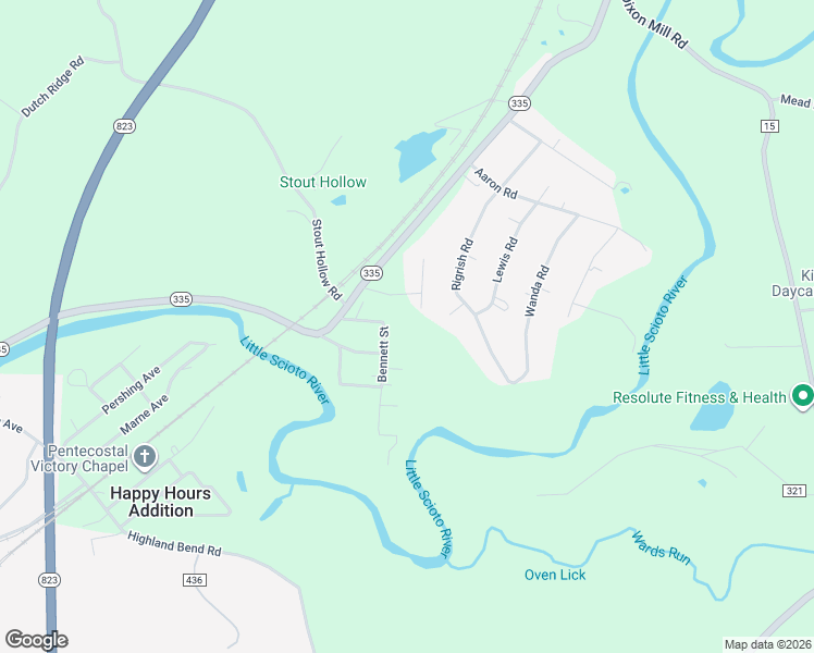 map of restaurants, bars, coffee shops, grocery stores, and more near 67 Merwin Avenue in Portsmouth