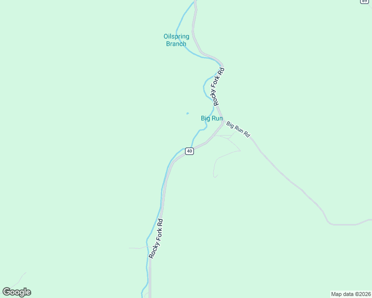 map of restaurants, bars, coffee shops, grocery stores, and more near 1349 Rocky Fork Road in Otway