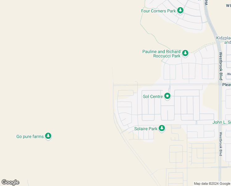 map of restaurants, bars, coffee shops, grocery stores, and more near Unnamed Road in Roseville
