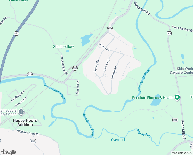 map of restaurants, bars, coffee shops, grocery stores, and more near 414 Rigrish Road in Portsmouth