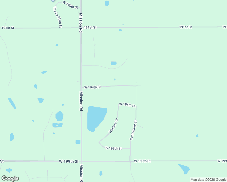 map of restaurants, bars, coffee shops, grocery stores, and more near 3505 West 194th Street in Stilwell