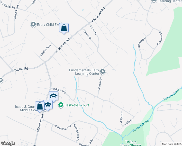 map of restaurants, bars, coffee shops, grocery stores, and more near 8309 Bernard Drive in Fort Washington
